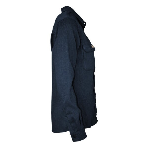 LAPCO Ladies FR TecaSafe One Uniform Shirt in Denim Navy